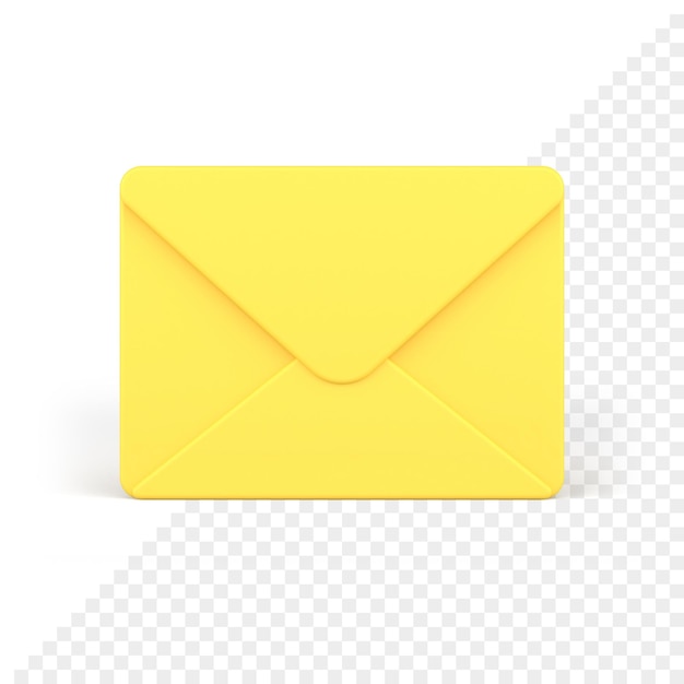 3D-Symbol für geschlossenen Umschlag