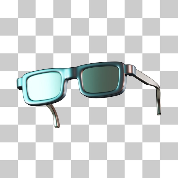 3D-Symbol für optische Gläser