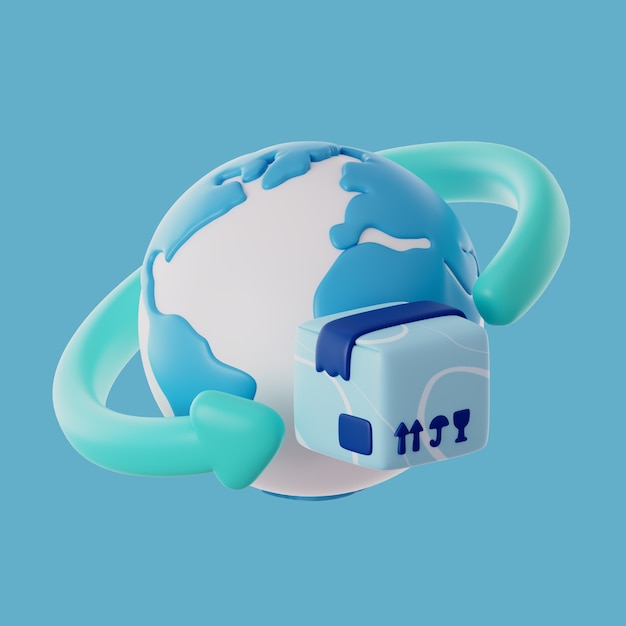 3D-Symbol für Produktmanagement