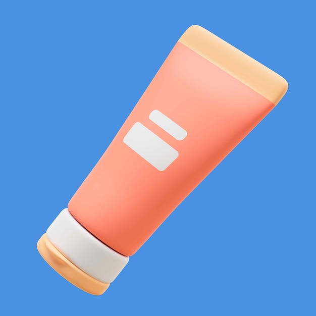 3D-Symbol für Schönheit und Make-up