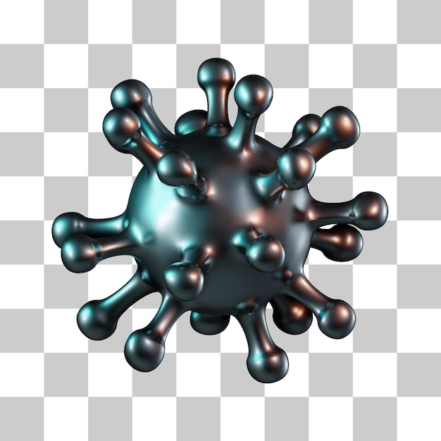 3D-Symbol für Viruserreger