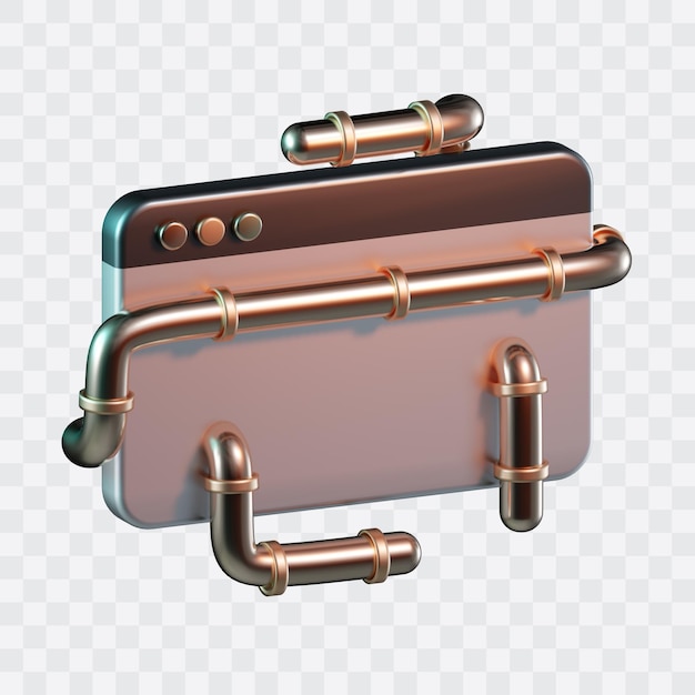 3D-Symbol für Website-Wurm-Malware