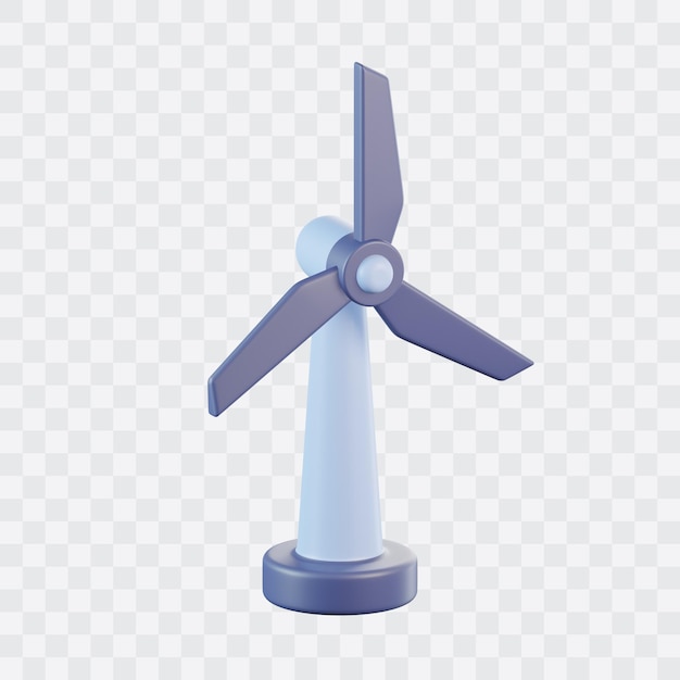 PSD 3d-symbol für windturbinen