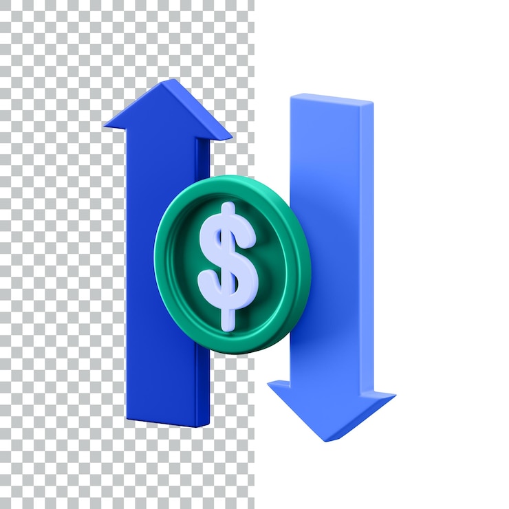 PSD 3d-symbol rendert asset-design 3d-symbolillustration