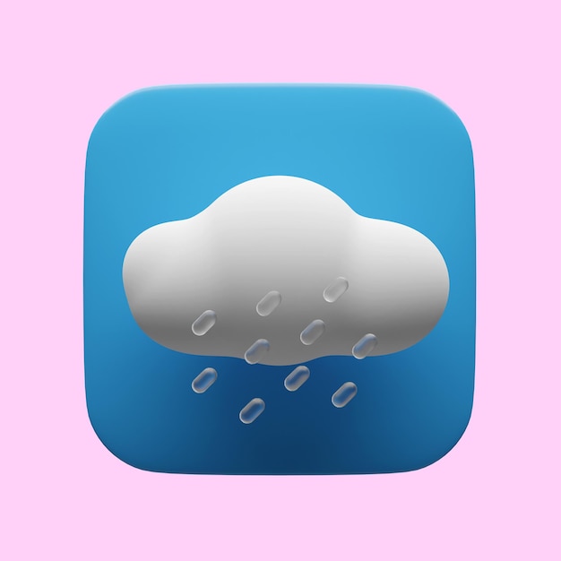 3D-Symbol transparenter Hintergrund