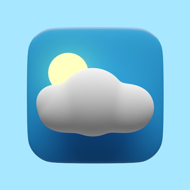 3D-Symbol transparenter Hintergrund