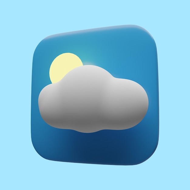 3D-Symbol transparenter Hintergrund
