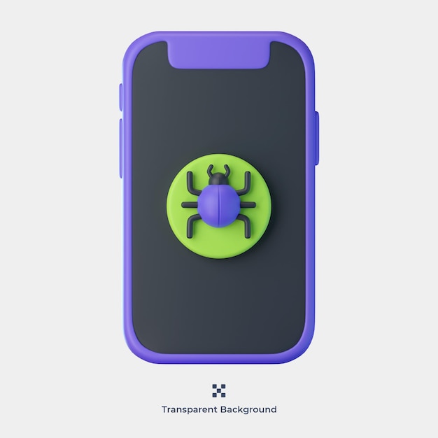 3D-Symboldarstellung für mobile Viren