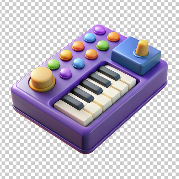 3d-synthesizer mit knöpfen