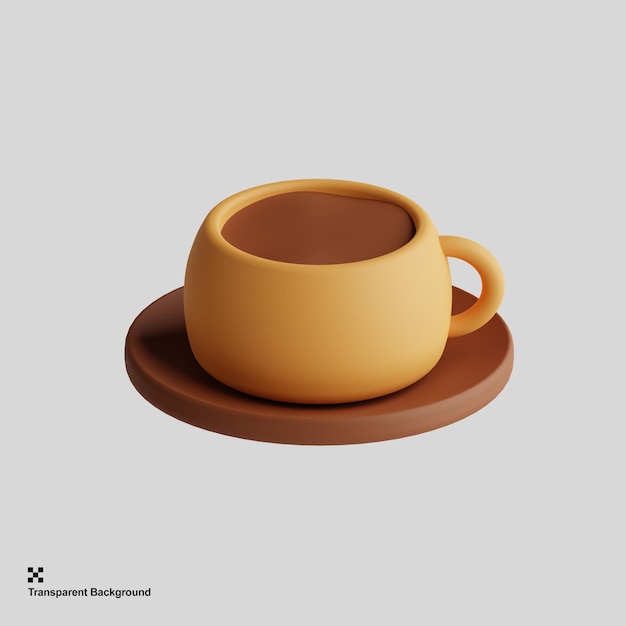 3d tasse kaffee