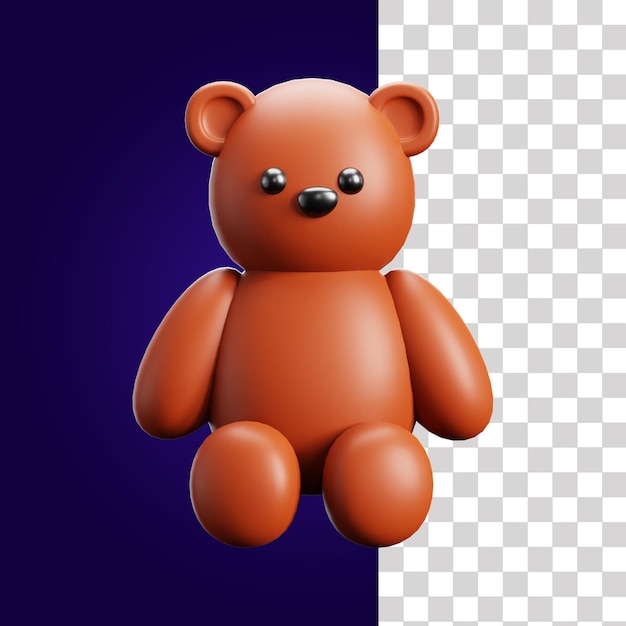 3d-teddybär-illustration