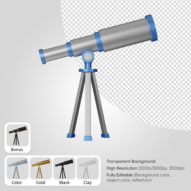 PSD 3d-teleskop