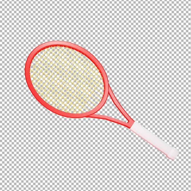 3d tennisschläger illustration