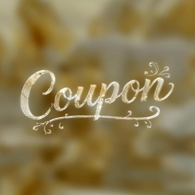 3d text design on metallic background arctic wilderness with gold fluid appearance background feat