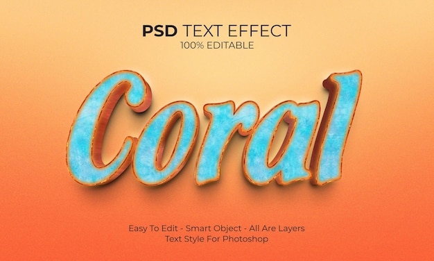 PSD 3d text effect