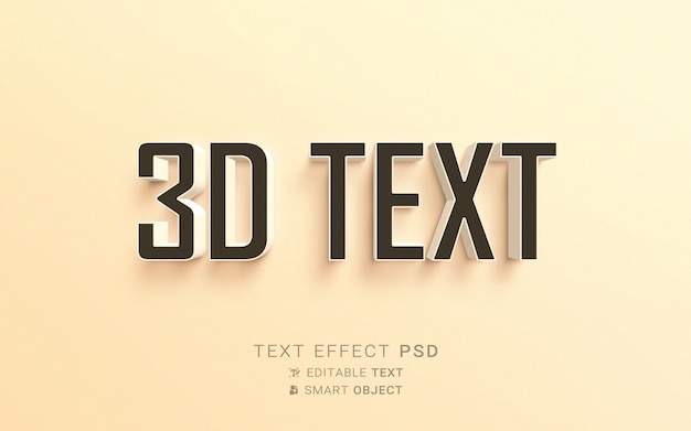 3D Text Effect