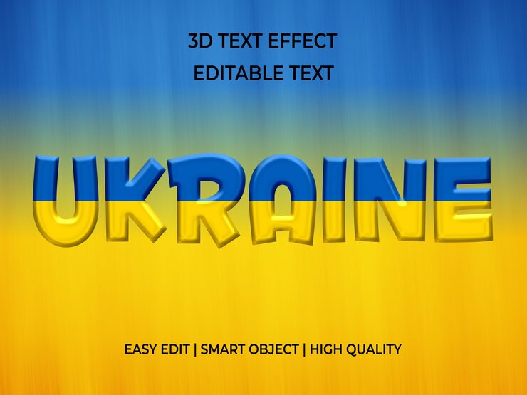 PSD 3d text effect