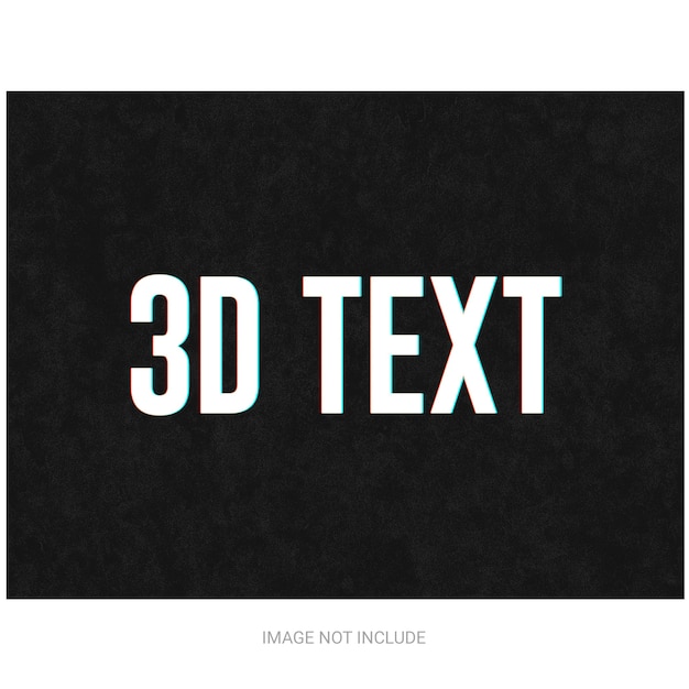 3d Text Effect