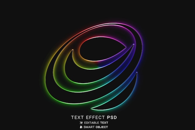 PSD 3d-text-effekt für psd