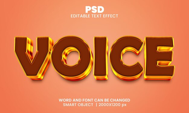 PSD 3d-text-effekt voll redigierbar in photoshop psd