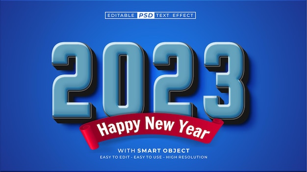3D-Text Klasse von 2022 Graduierungstexteffekt bearbeitbarer Textstil