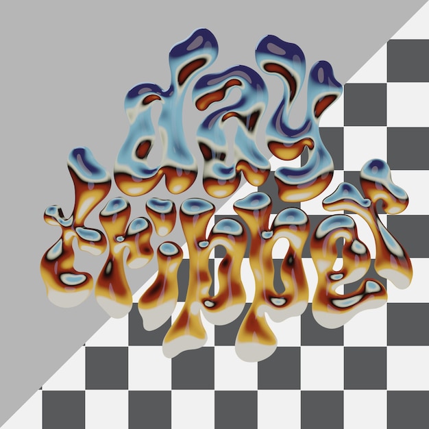 3D-Text-Rendering-Typographie