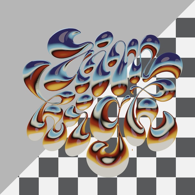 3D-Text-Rendering-Typographie