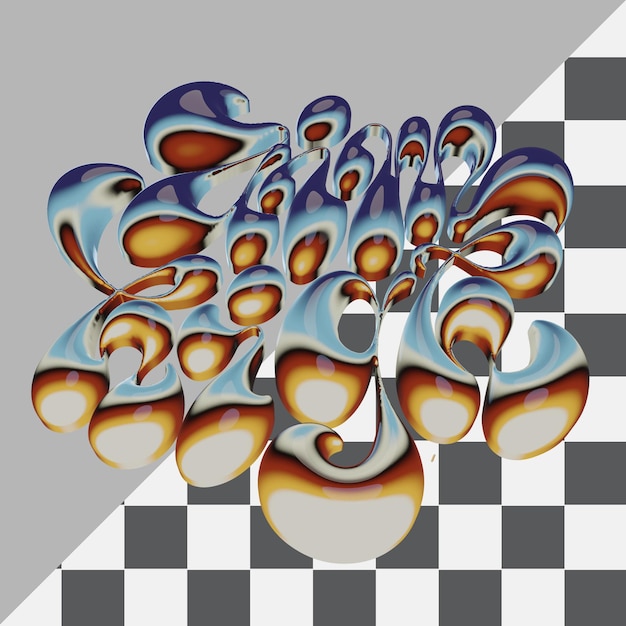 3D-Text-Rendering-Typographie