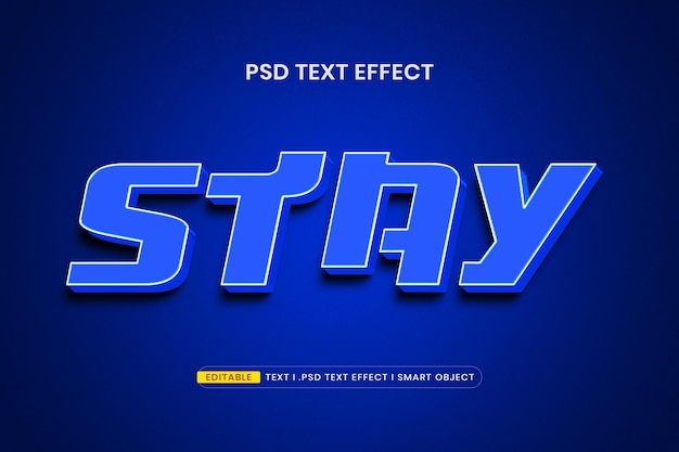 3D-Text-Stil-Effekt bleiben