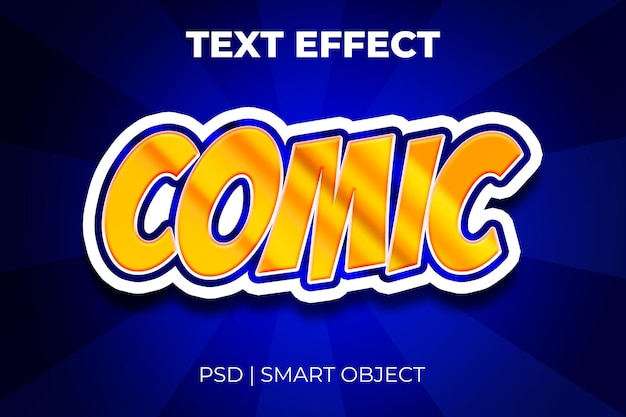 3D-Texteffekt im Comic-Stil
