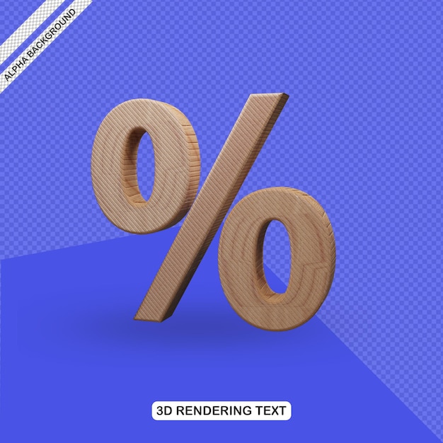 3d-texteffekt prozentrabatt rendern