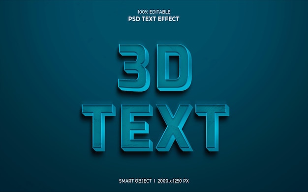 3D-Texteffekt