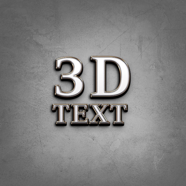 PSD 3d-texteffekt