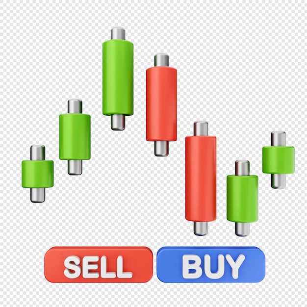 3d trading buy sell chart