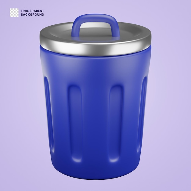 3d Trash Junk Bin Container Garbage Waste Pollution Recycle