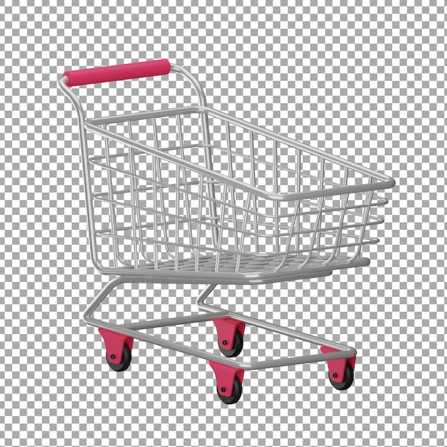 PSD 3d-trolley-illustration