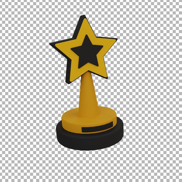 3D-Trophäenillustration
