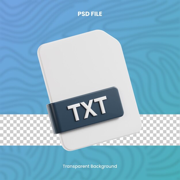 3D-TXT-Dateiformat mit transparentem Hintergrund