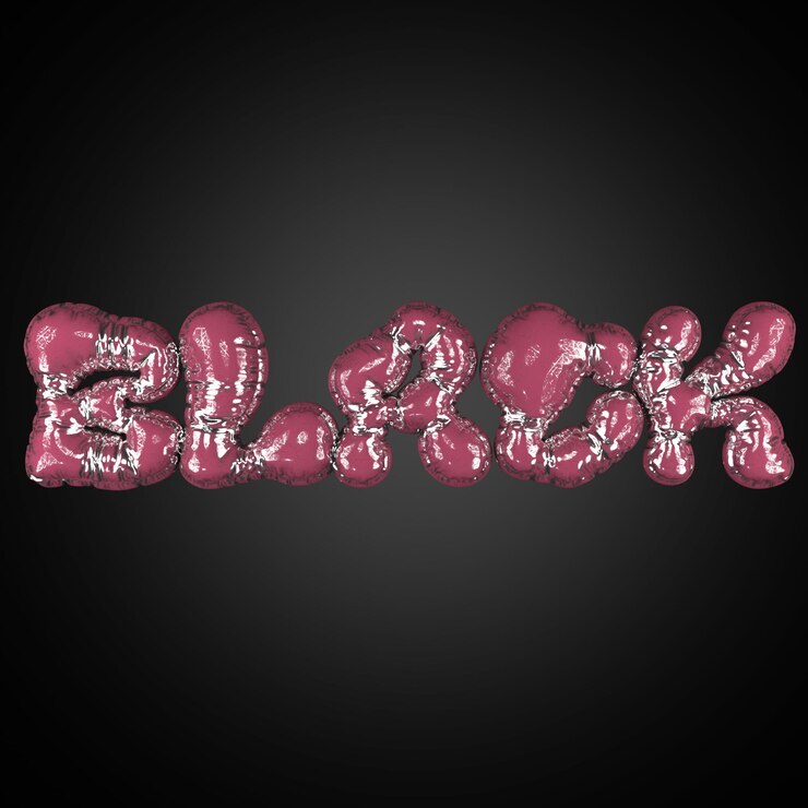 PSD 3d typo black friday