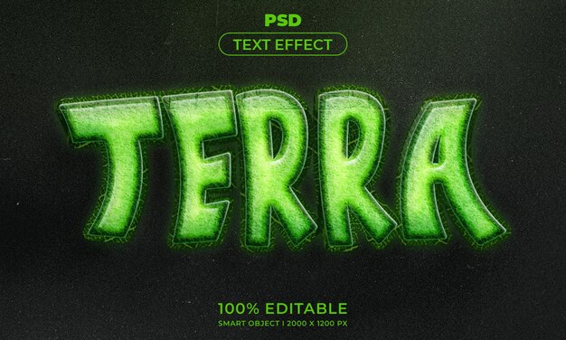 3D upravitelný text a styl mockupu efektu loga s tmavým abstraktním pozadím