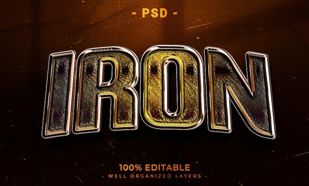 3D upravitelný text a styl mockupu efektu loga s tmavým abstraktním pozadím