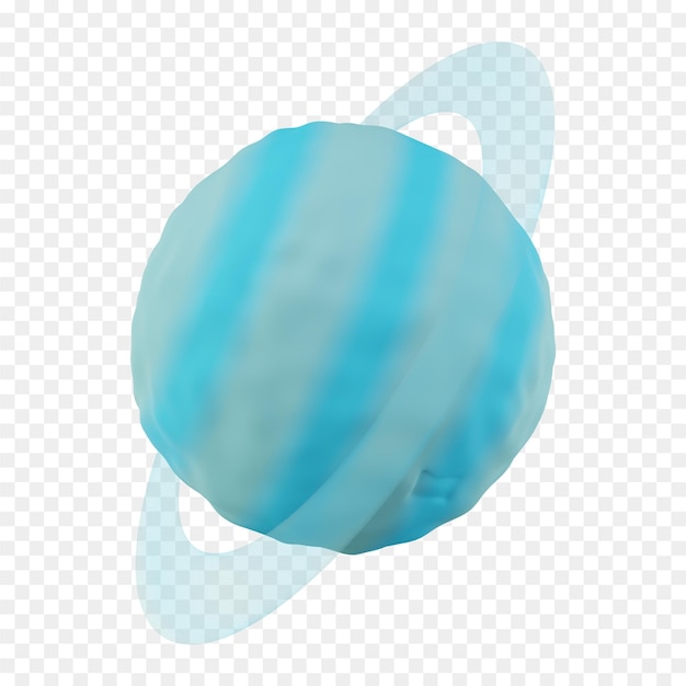 PSD 3d uranus-planeten-ikonen