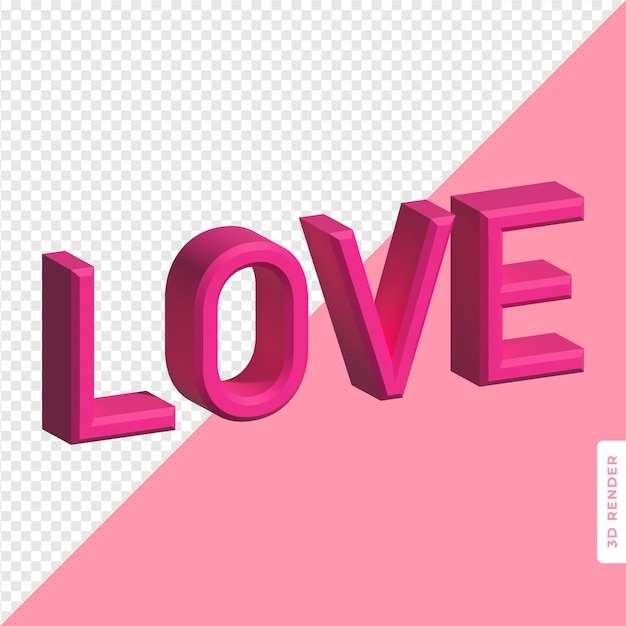 3D-Valentinstag-Liebestext