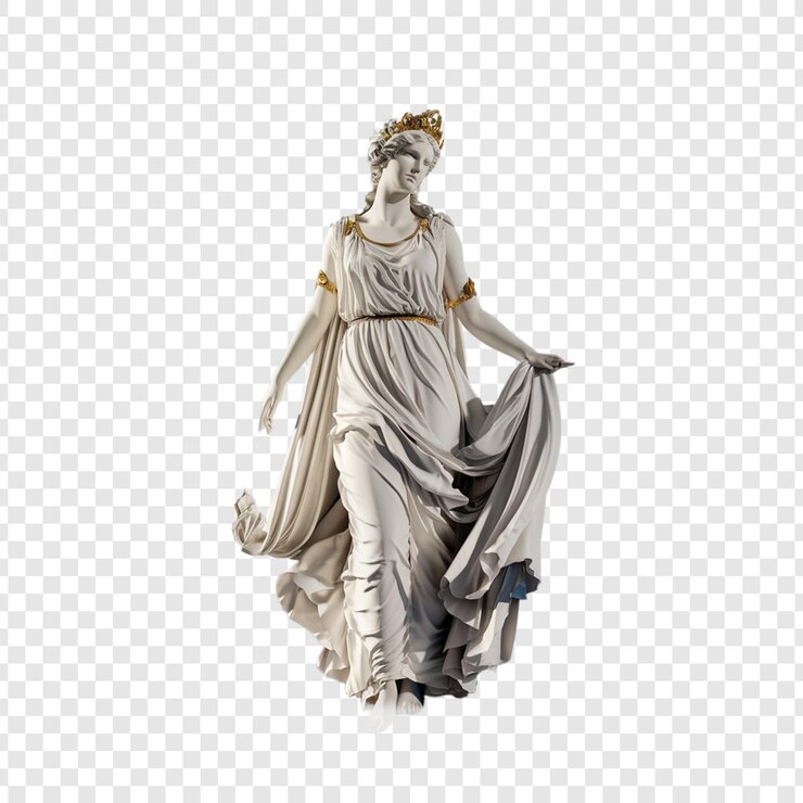 PSD 3d venus aislada sobre un fondo blanco