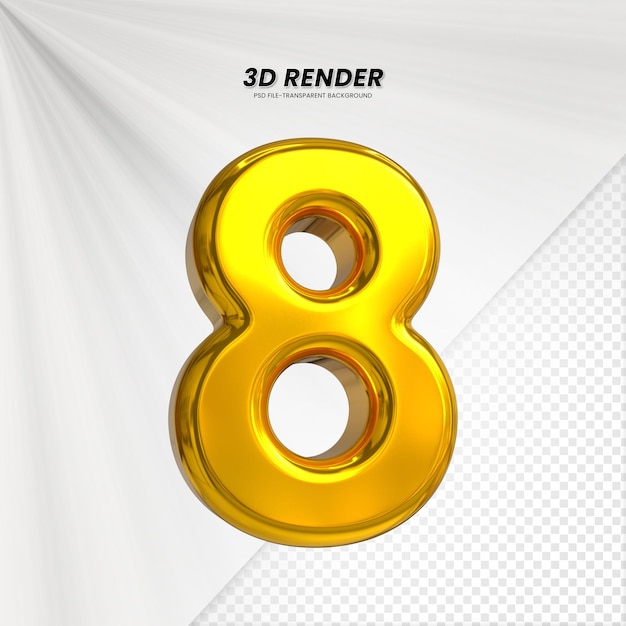 3D-Verkäufe Rabatt-Preis-Tag 3D-Rendering für die Zusammensetzung 8 Prozent Zahl Konzept