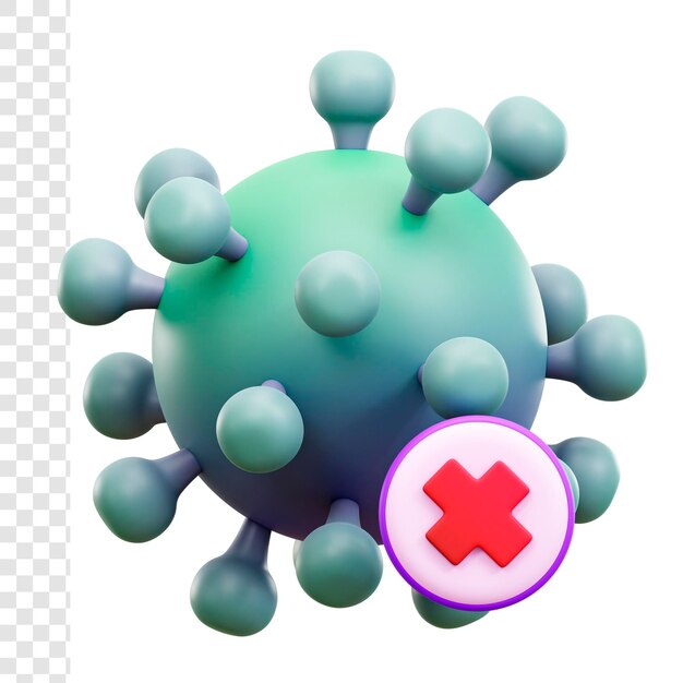 3d sin virus corona