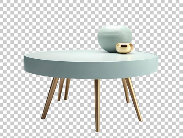 PSD 3d von center table auf weißem hintergrund