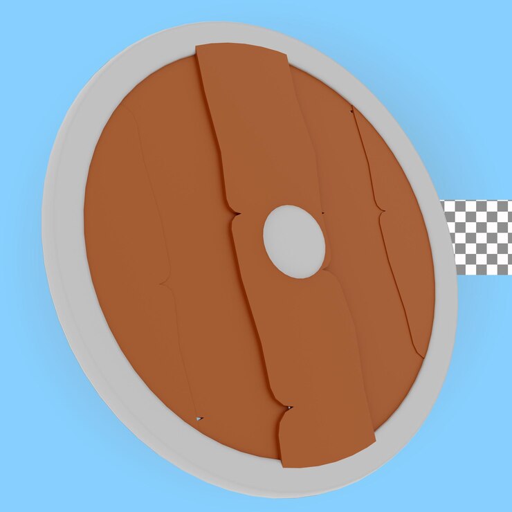 PSD 3d vykreslení ikony štítu