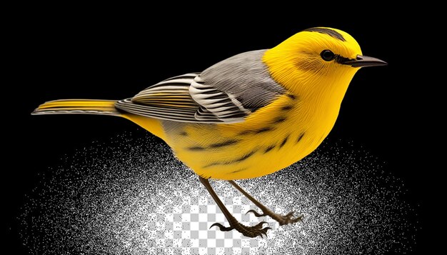 PSD 3d warbler png transparente y también