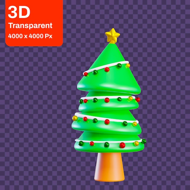 PSD 3d-weihnachtsbaum icon weihnachtsbaum 3d-symbol weihnachtsbaum 3d-grafik weihnachtsbaum illustration